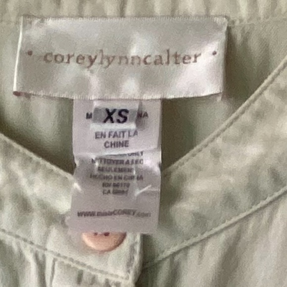 Anthropologie Corey Lynn Calter Women's Button Down Front Tunic Dress SZ XS - Picture 8 of 9